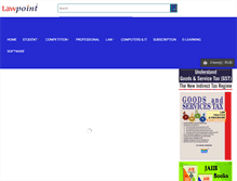 Tablet Screenshot of lawpointkolkata.com